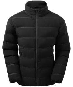 Welded padded jacket Black