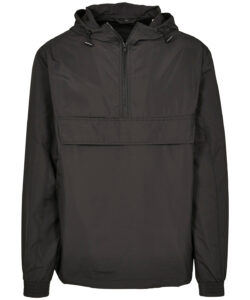 Basic pullover jacket Black