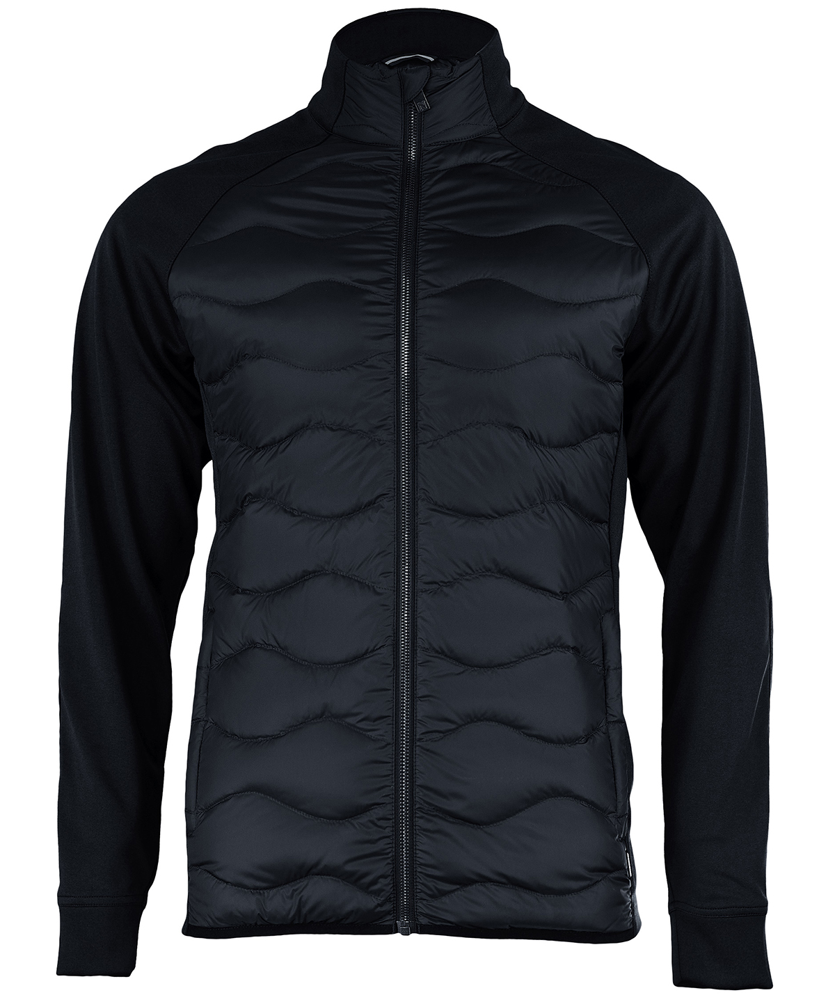 Stillwater – premium hybrid down jacket Black