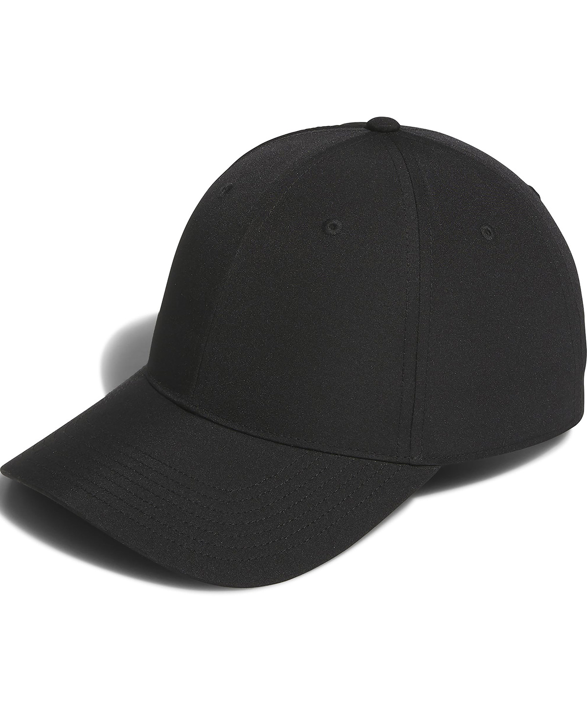 6-panel core cap Black