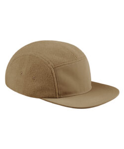 Recycled fleece outdoor camper cap Biscuit