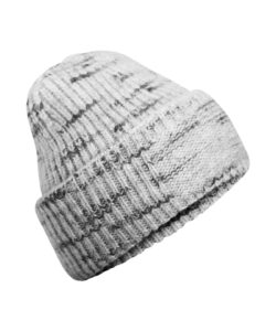 Chunky knit reverse patch beanie Cloudy Haze