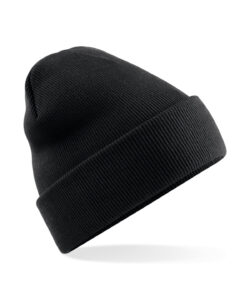 Polylana® original cuffed beanie  Black