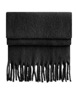 Fluffy scarf Black