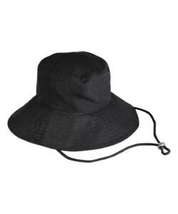 Wide brim sun hat Black