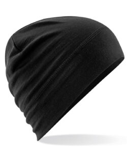 Merino beanie Black