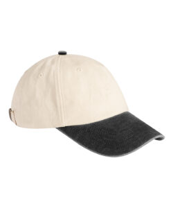 Contrast peak low-profile vintage cap Natural/Vintage Black