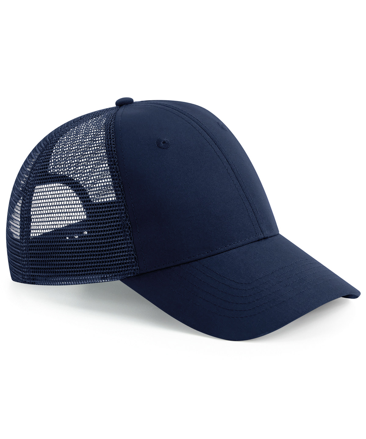 Recycled urbanwear 6-panel snapback trucker French Navy