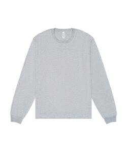 Unisex heavy boxy long sleeve tee Athletic Heather