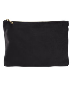 Velvet accessory pouch Black Onyx