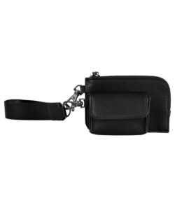 Boutique pouch wristlet Black/Black