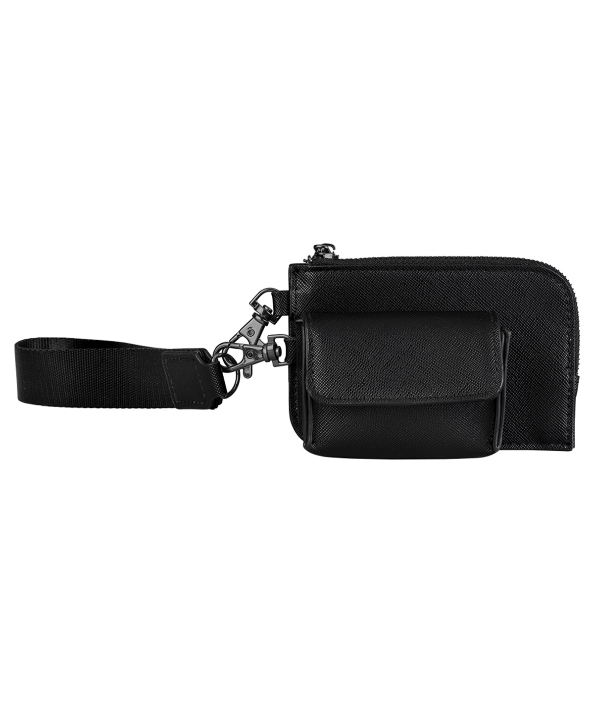 Boutique pouch wristlet Black/Black