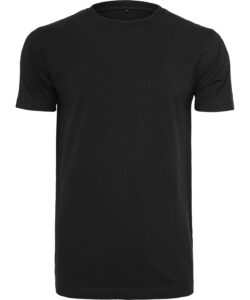 Organic t-shirt round neck Black