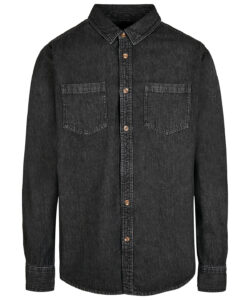 Denim shirt Black Washed