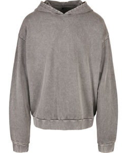 Acid washed oversize hoodie Asphalt