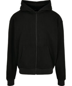 Ultra heavy zip hoodie Black