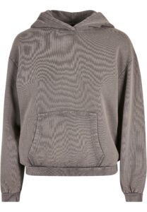 Women's acid washed oversized hoodie Asphalt