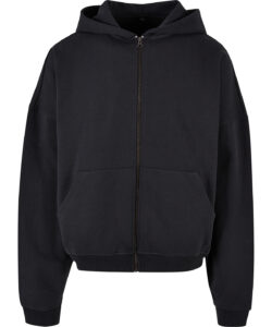 90s zip hoodie Black