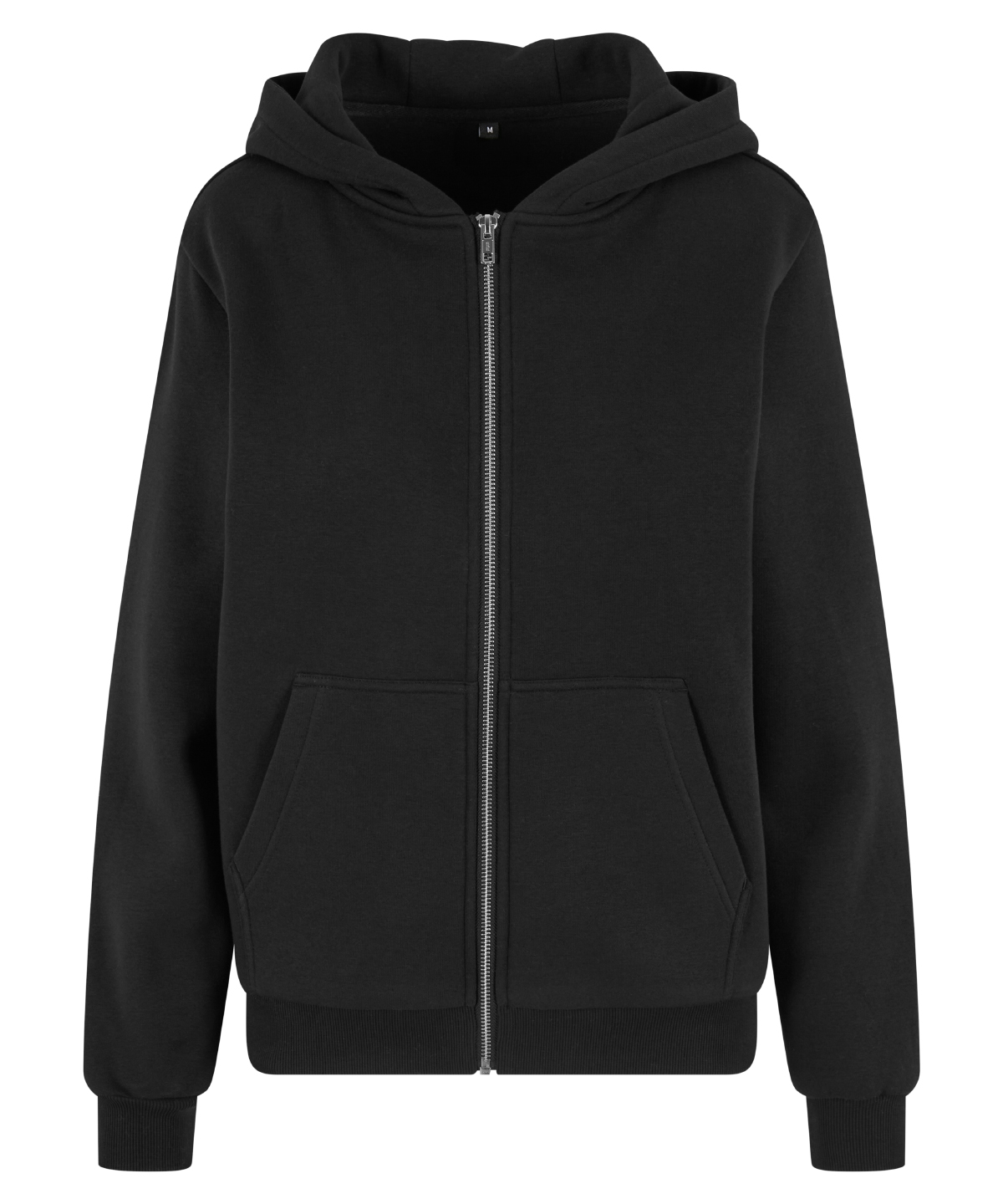 Women’s fluffy zip hoodie Black