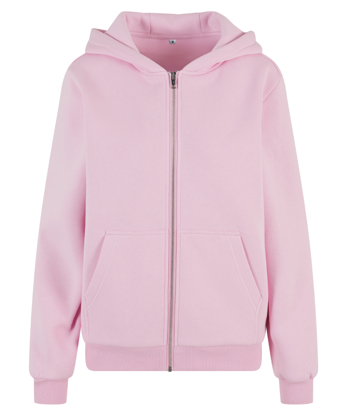 Women’s fluffy zip hoodie Soft Pink