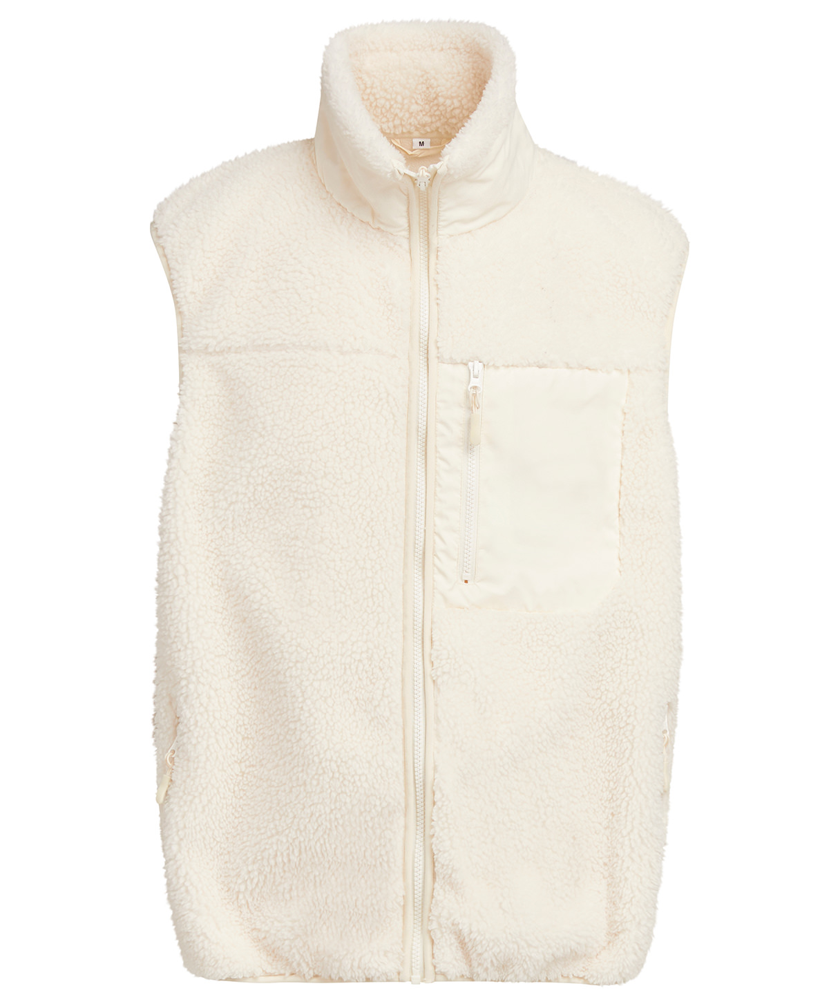 Bonded sherpa vest White Sand