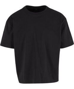 Cropped oversize tee Black