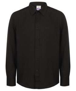 Wicking antibacterial long sleeve shirt Black