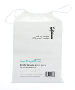 100% Bamboo duvet cover White