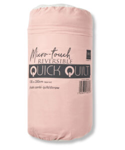 Luxury quick quilt Pink