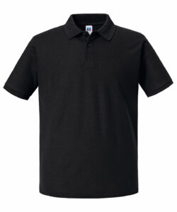 Authentic eco polo Black