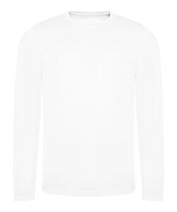 Long sleeve cool T Arctic White