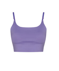 Women’s recycled tech sports bra Digital Lavender