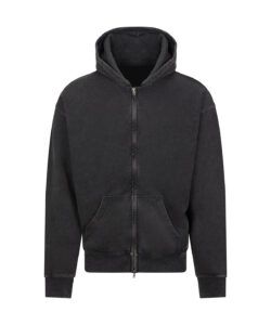 Vintage washed zoodie Washed Black