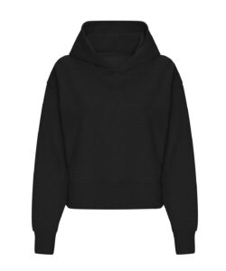 Women’s relaxed hoodie Deep Black