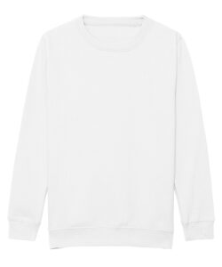 Kids AWDis sweatshirt Arctic White