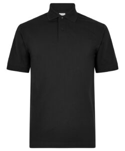 Regular fit recycled Superwash® 60°C polo Black