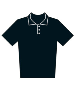 Adults team polo shirt Black