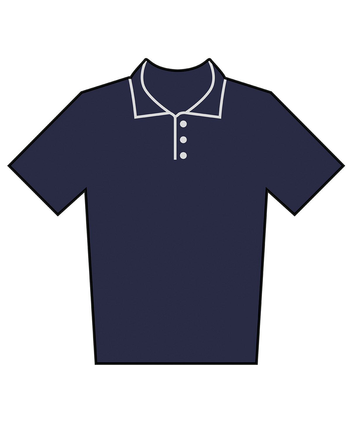 Kids team polo shirt Navy