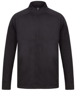 Knitted tracksuit top Black