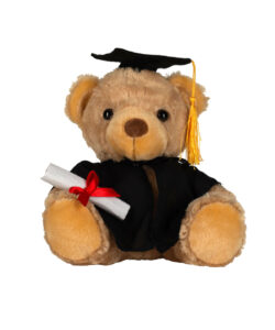 Graduation bear Brown