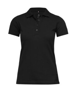 Women’s Harvard classic – stretch deluxe polo Black