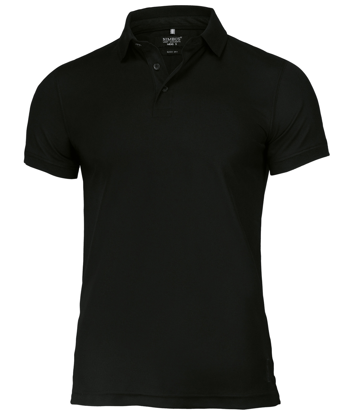 Clearwater – quick-dry performance polo Black