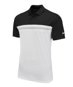 Nike Victory colour block polo Black / White / Light Smoke Grey / White