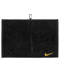 Nike performance golf towel Black/Metallic Gold