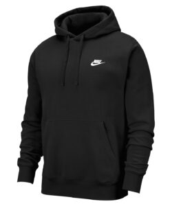 Nike Club hoodie Black/Black/White