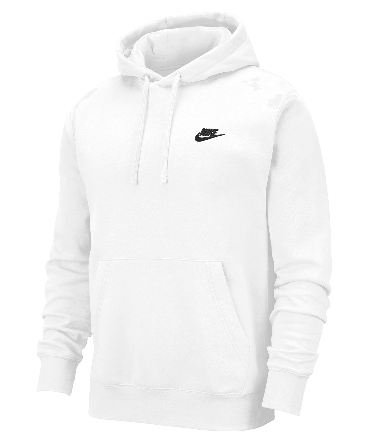 Nike Club hoodie White/White/Black