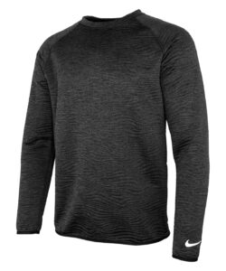 Nike Dri-FIT Tour crew quilted top Black/Black/White