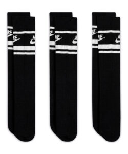 Nike Dri-FIT Sportswear everyday essential socks (3 pairs) Black/White