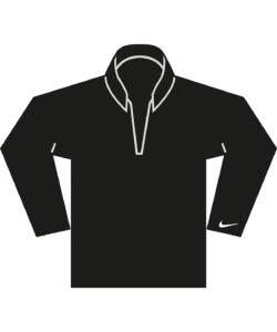 Velocity 1/2-zip top Black/White