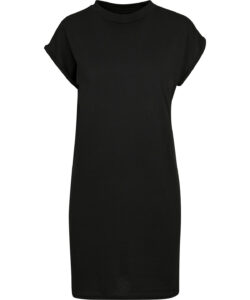Women’s extended shoulder dress Black
